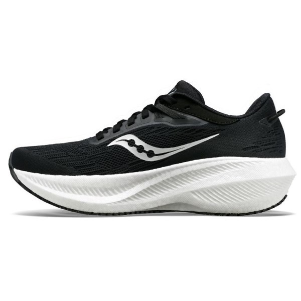 Saucony Triumph 21 - Mens Running Shoes - Black/White