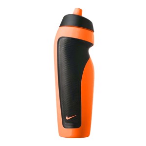 Nike BPA Free Sport Water Bottle - 600ml - Bright Mango/Black