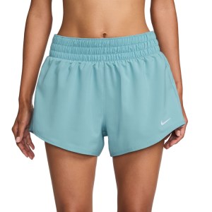 Nike One Womens Mid-Rise 3 Inch Brief-Lined Running Shorts