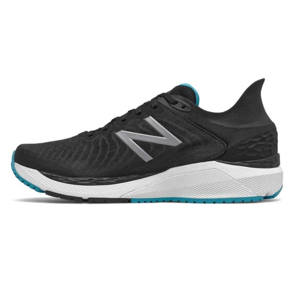 New Balance Fresh Foam 860v11 - Mens Running Shoes - Black/White/Blue
