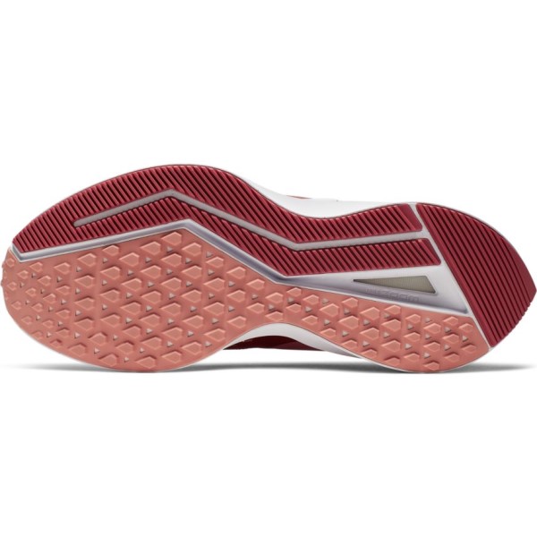 Nike Zoom Winflo 6 - Womens Running Shoes - Light Redwood/White/Pink Quartz