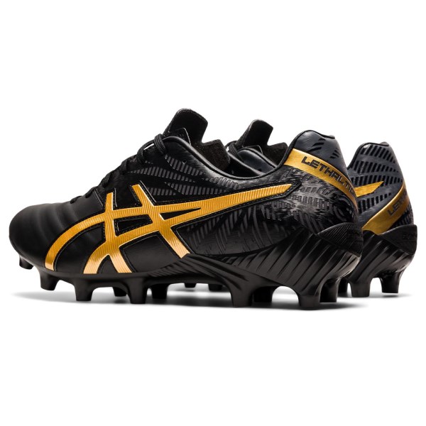 Asics Lethal Tigreor IT FF 2 - Mens Football Boots - Black/Pure Gold