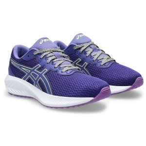 Asics Gel Excite 10 GS - Kids Running Shoes - Eggplant/Glow Yellow