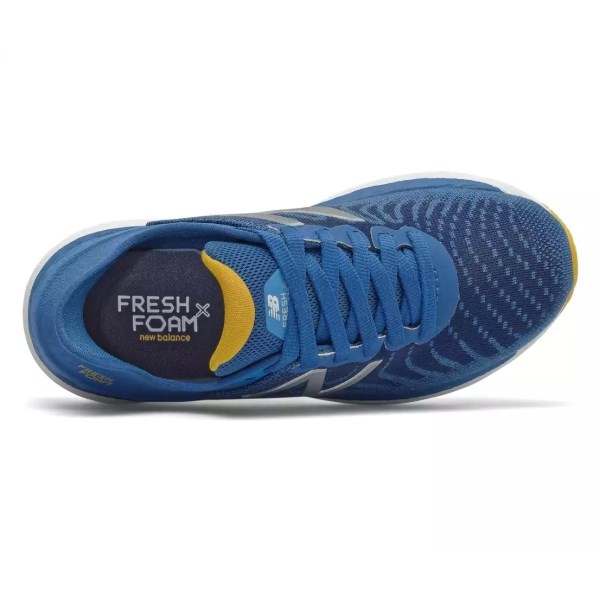 New Balance Fresh Foam 860v11 - Kids Running Shoes - Oxygen Blue/Helium/Harvest Gold
