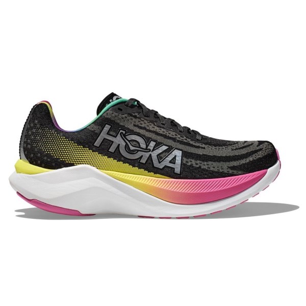 Hoka Mach X - Womens Running Shoes - Black/Silver | Sportitude