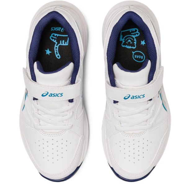 Asics Gel 550TR PS - Kids Cross Training Shoes - White/Island Blue