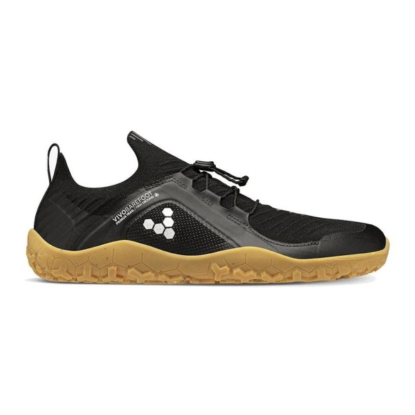 Vivobarefoot Primus Trail Knit FG - Mens Trail Running Shoes - Obsidian