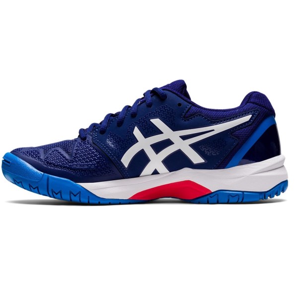 Asics Gel Resolution 8 GS - Kids Tennis Shoes - Dive Blue/White