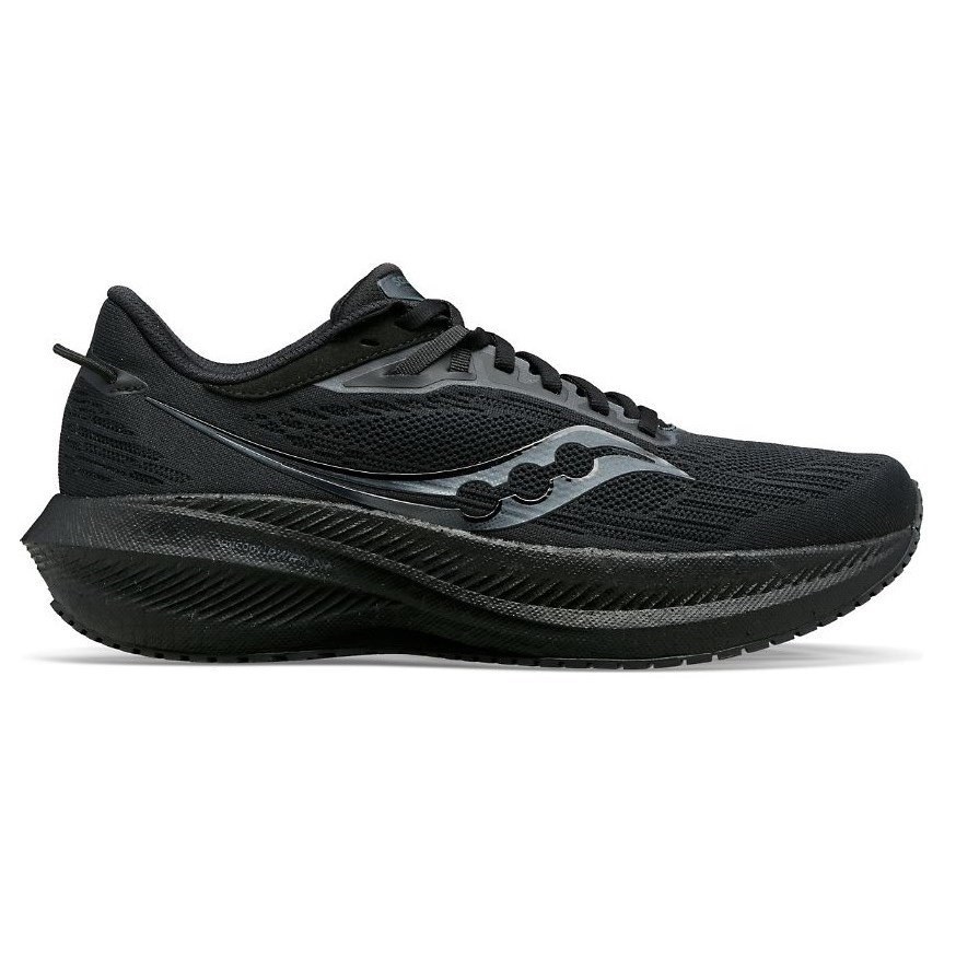 Saucony Triumph 21 - Womens Running Shoes - Triple Black | Sportitude