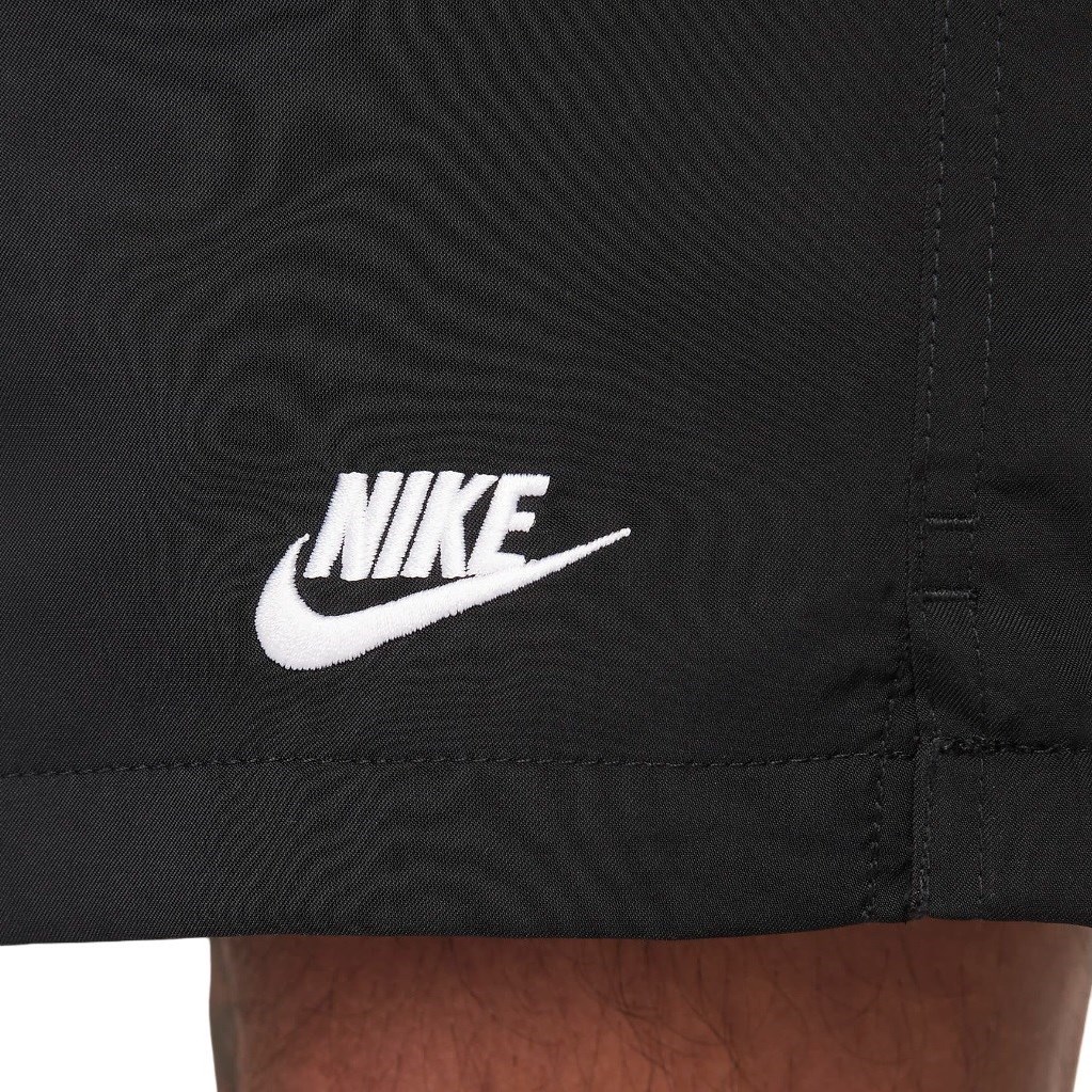 Nike Club Woven Flow Mens Shorts - Black/White | Sportitude