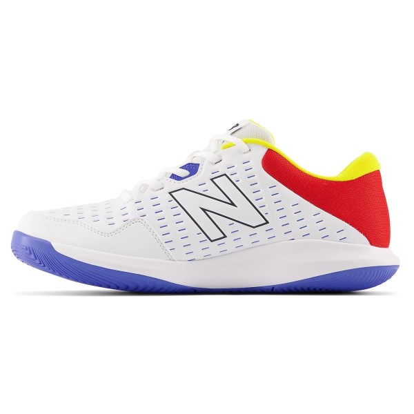 New Balance 696v4 - Mens Tennis Shoes - White/Red