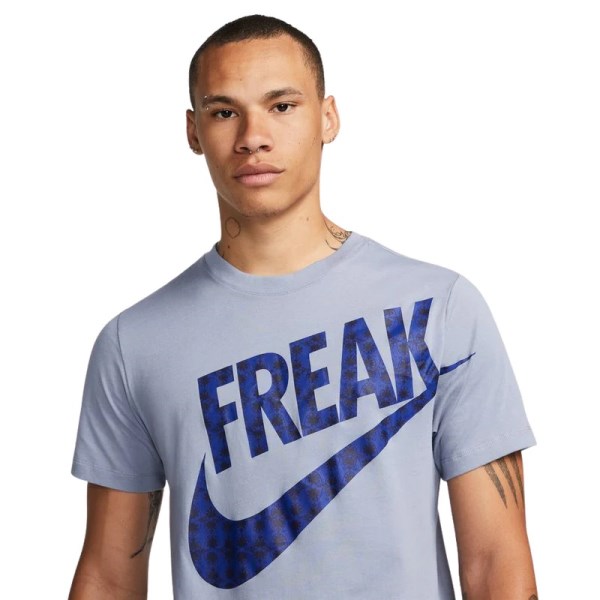 Nike Dri-Fit Giannis Logo Mens Basketball T-Shirt - Ashen Slate