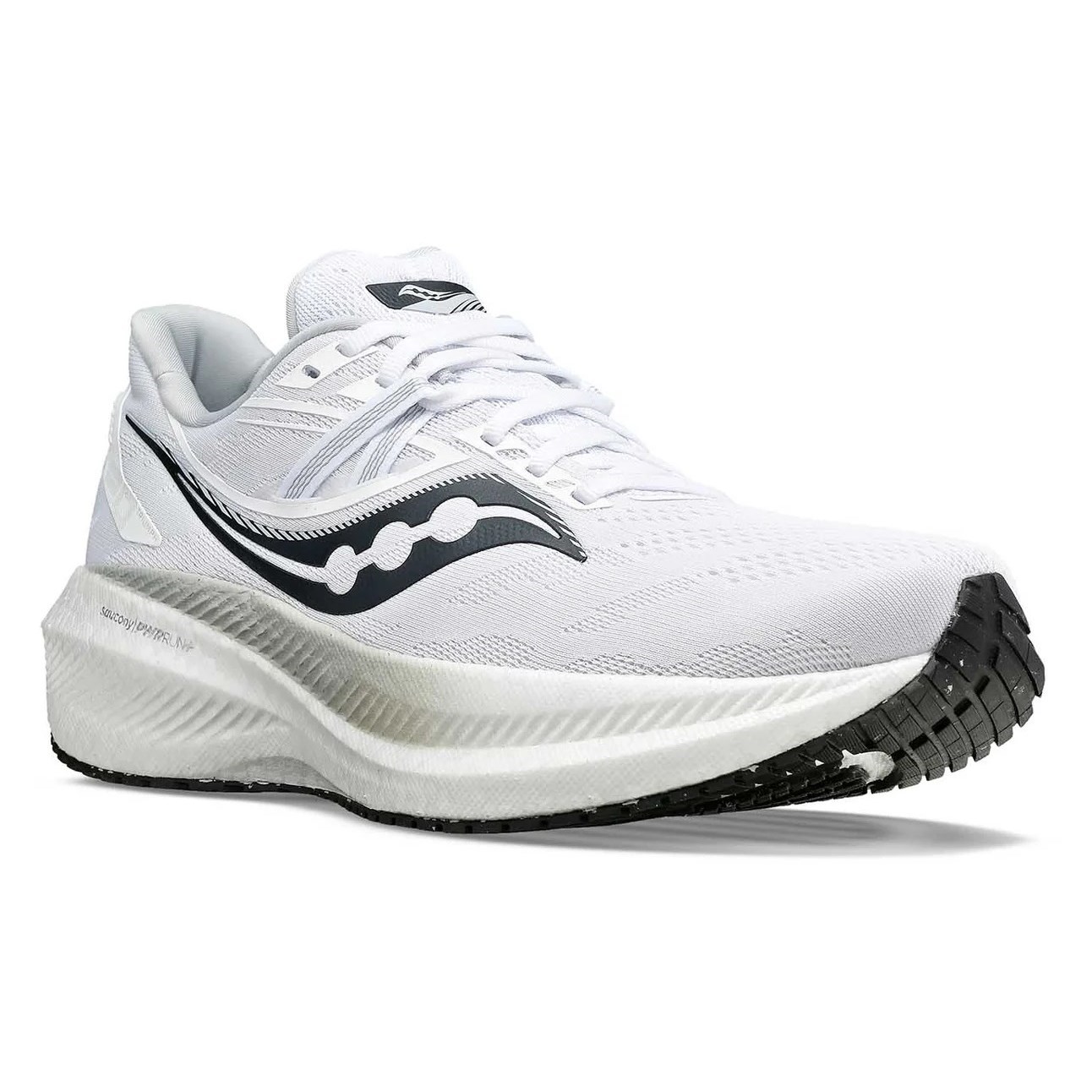 Saucony Triumph 20 - Womens Running Shoes - White/Black | Sportitude