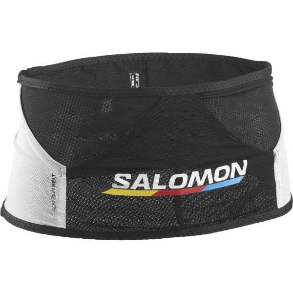 Salomon ADV Skin Race Flag Print Running Belt - Black/White