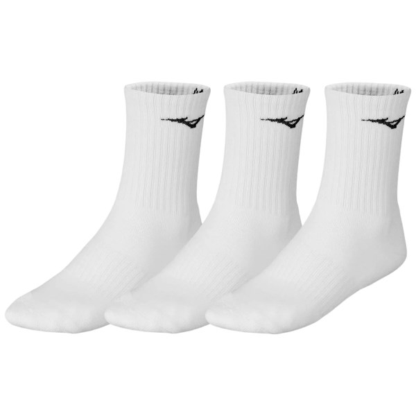 Mizuno Training Crew Socks - 3 Pack - White