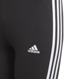 Adidas Essentials 3-Stripes Kids Girls Leggings - Black/White