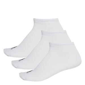 Adidas Performance No-Show Thin Unisex Training Socks - 3 Pairs - White