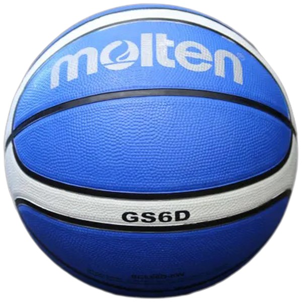 Molten Rubber Cover Basketball - Size 6 - Blue/White