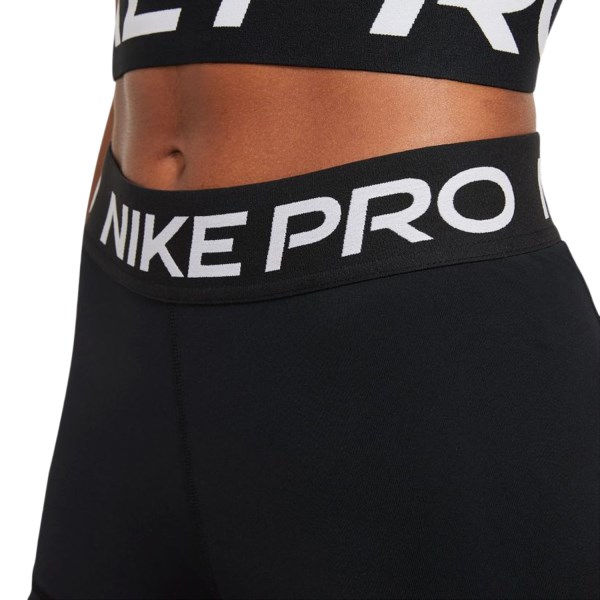Nike Pro 3 Inch Womens Training Shorts - Black/White