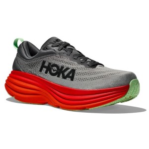 Hoka Bondi 8 - Mens Running Shoes - Castlerock/Flame