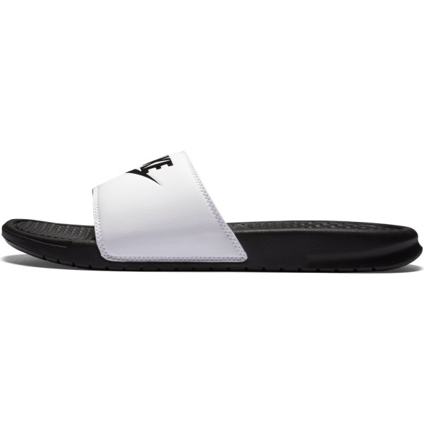 Nike Benassi Just Do It - Mens Slides - White/Black