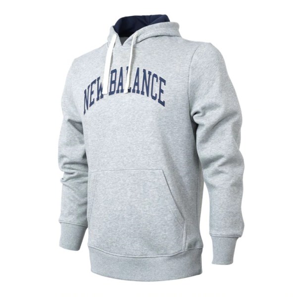 New Balance Logo Mens Hoodie - Athletic Grey