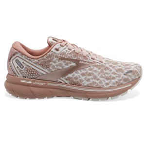 Brooks Ghost 14 - Womens Running Shoes - Camo Brown/Delicacy/Coral Cloud