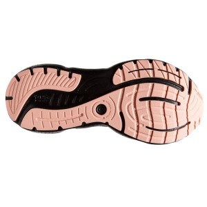 Brooks Glycerin StealthFit 20 - Womens Running Shoes - Black/Pearl/Peach