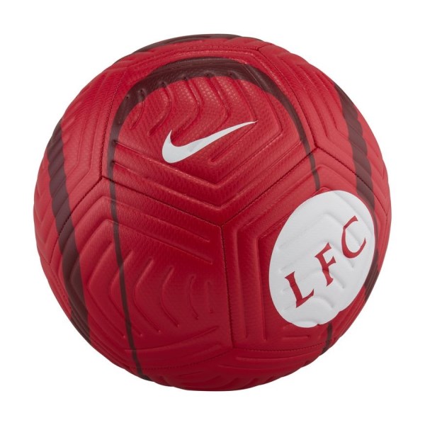 Nike Liverpool FC Strike Soccer Ball - Gym Red/Grey Fog