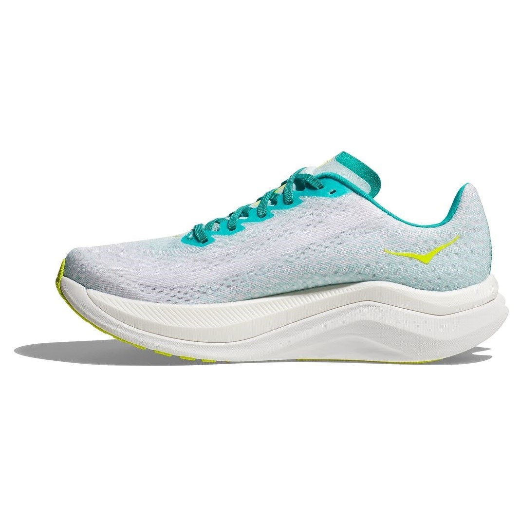 Hoka Mach X - Womens Running Shoes - White/Blue Glass | Sportitude