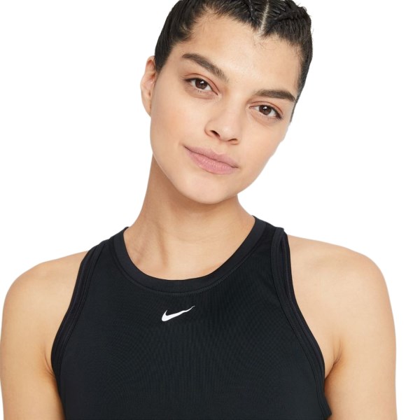 Nike Dri-Fit One Womens Training Tank Top - Black/White