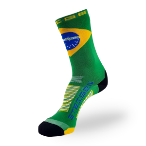 Steigen Three Quarter Length Running Socks - Brazil