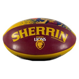 Sherrin Brisbane Lions Replica AFL Mini Football
