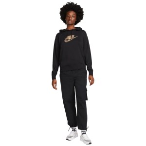 Nike Sportswear Fleece Womens Hoodie - Black