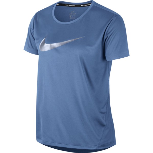 Nike Miler Womens Short Sleeve Running T-Shirt - Blue