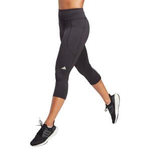 Adidas DailyRun Womens 3/4 Running Tights - Black