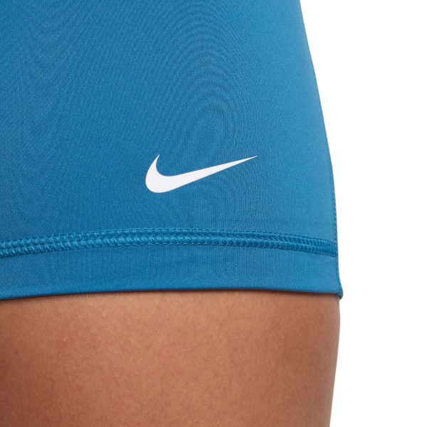 Nike Pro 3 Inch Womens Training Short - Industrail Blue/White