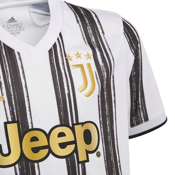 Adidas Juventus Home Kids Soccer Jersey - White/Black