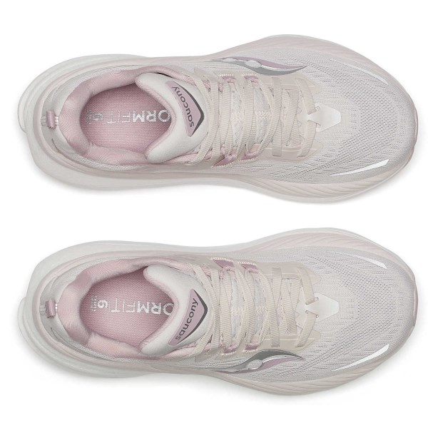 Saucony Hurricane 24 - Womens Running Shoes - Moon/Pearl