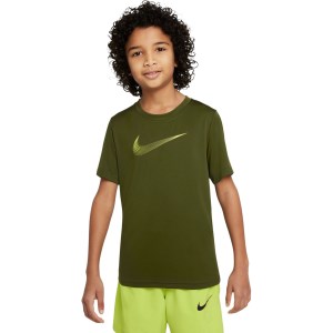 Nike Dri-Fit Kids Training T-Shirt - Rough Green/Atomic Green