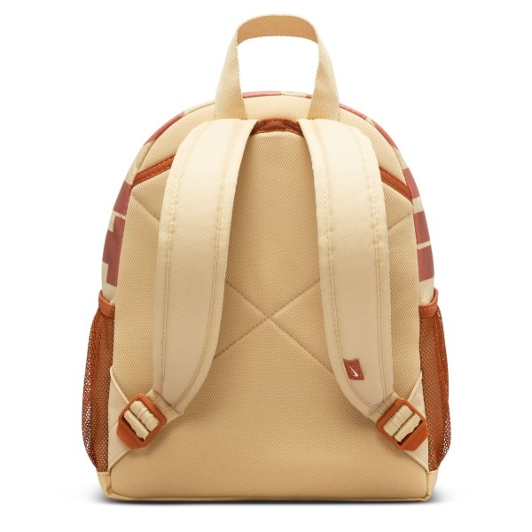 Nike Brasilia JDI Mini Kids Backpack Bag - Sesame/Dark Russet/White