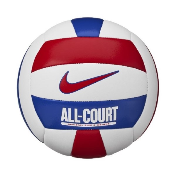 Nike All Court Volleyball - Size 5 - White/University Red/Game Royal