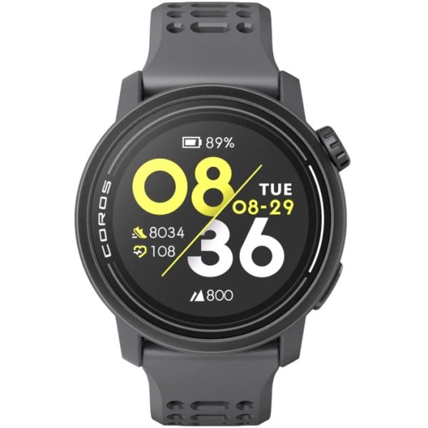 Coros Pace 3 Premium Multisport GPS Watch With Silicone Band - Black