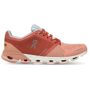 On Cloudflyer Classic - Womens Running Shoes - Ginger/White