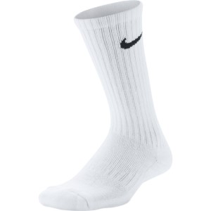 Nike Performance Cushioned Crew Kids Training Socks - 3 Pack - White