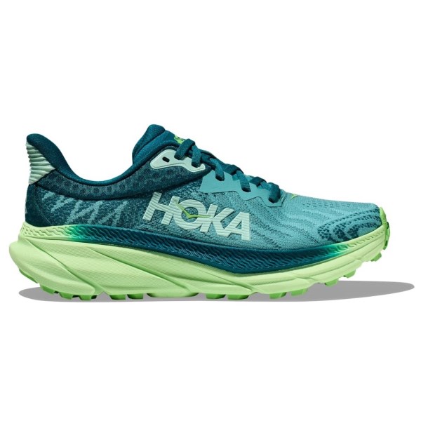 Hoka Challenger ATR 7 - Womens Trail Running Shoes - Ocean Mist/Lime ...