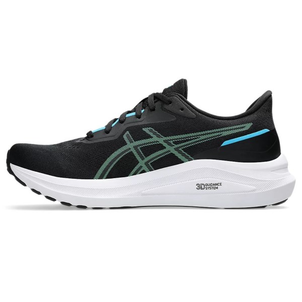 Asics GT-1000 13 - Mens Running Shoes - Black/Digital Aqua