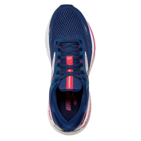 Brooks Adrenaline GTS 23 - Womens Running Shoes - Blue/Raspberry/White