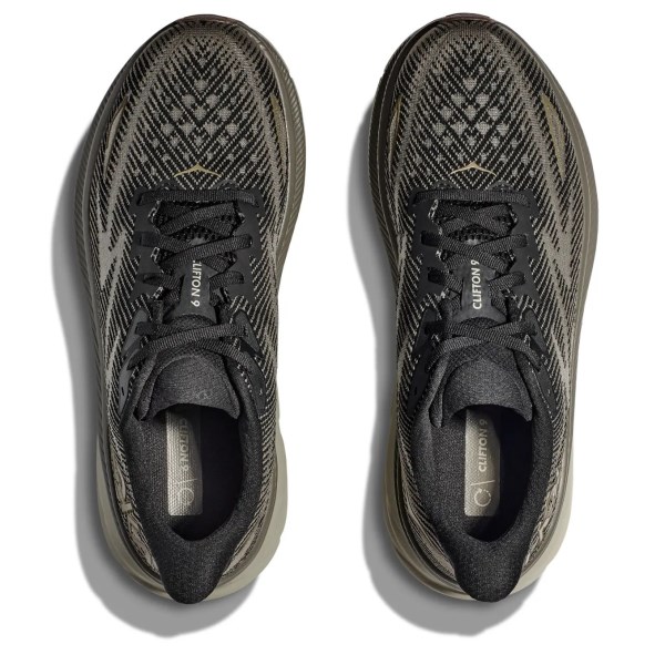 Hoka Clifton 9 - Mens Running Shoes - Black/Slate