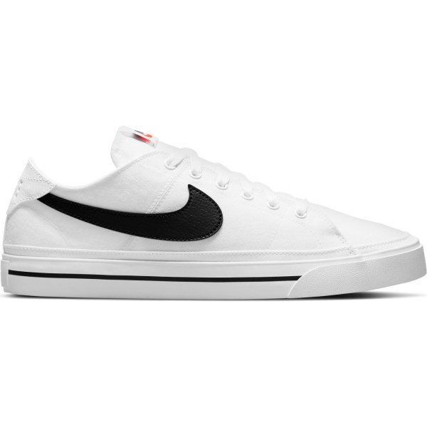 Nike Court Legacy Canvas - Mens Sneakers - White/Black